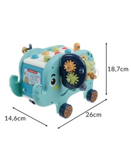 Образователен слон монтесори пъзел блокчета